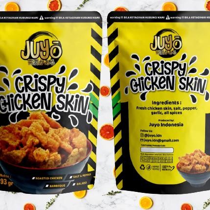 

JUYO CRISPY CHICKEN SKIN / KULIT AYAM KRISPI/ CHICKEN SKIN 93GR - 2PCS