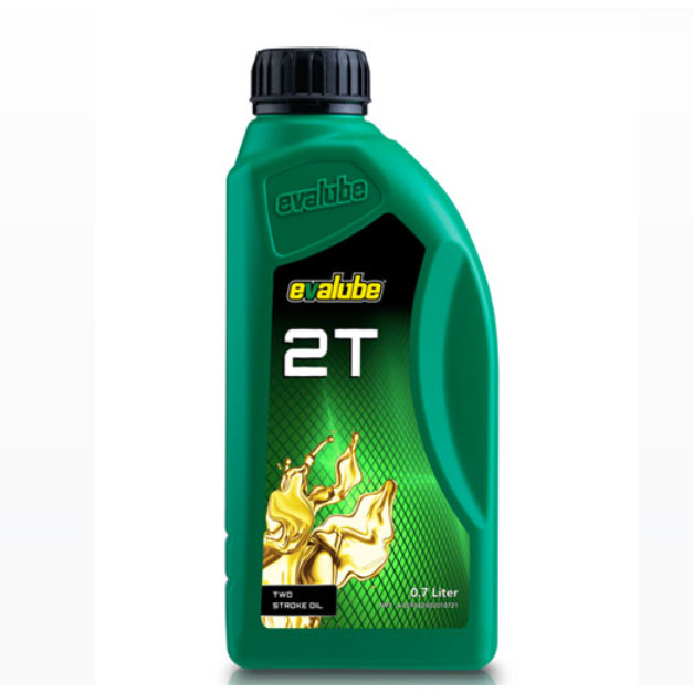 Oli Evalube 2T 700 mL ORIGINAL Oli samping Motor 2 tak Rx king Satria Vespa Fogging Chainsaw dll