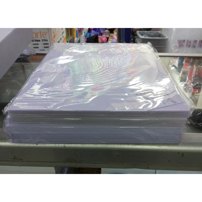 

Kertas Pvc Bahan Id Card A4 Isi 50 Sets Bahan Tebal Import