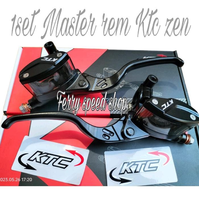 1Set Master Rem Kanan Dan Kiri Ktc Zen Series 14Mm Oval / Master Rem Ktc Zen Nmax New Old Adv 160