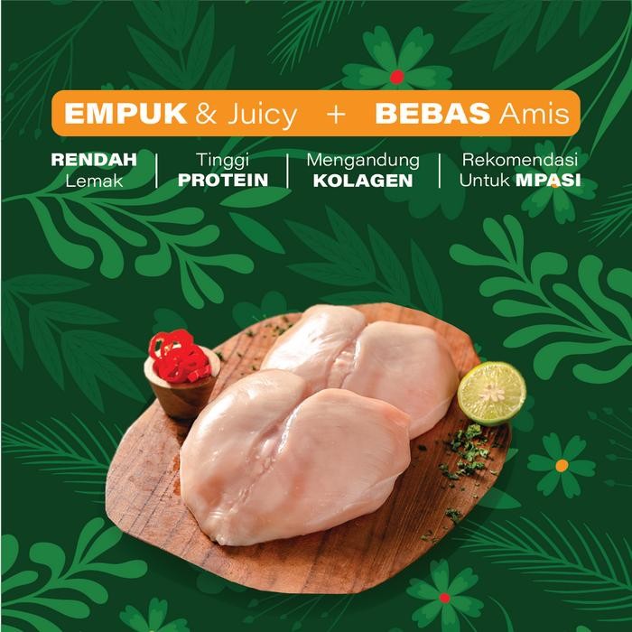 

Pilihan- Dada Boneless Probiotik Organik Natural Poultry (500 Gram)