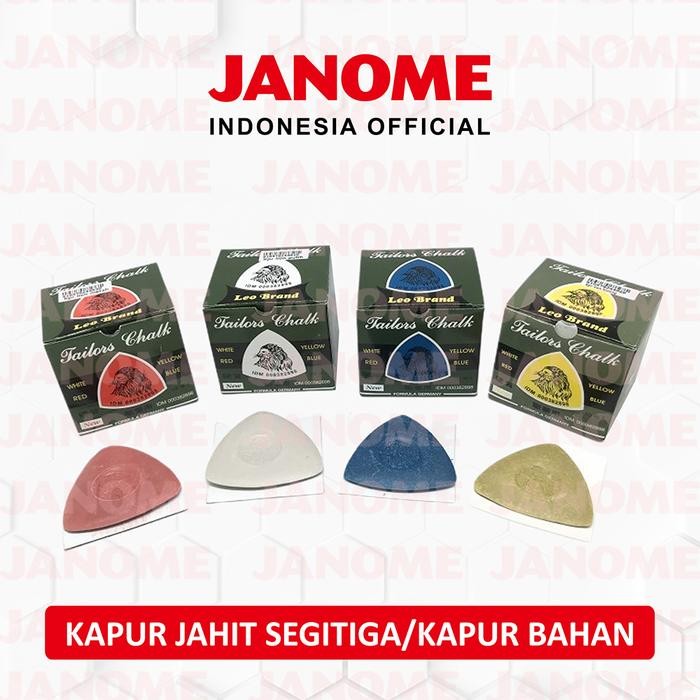 

Kapur Jahit Segitiga Kapur Penanda Bahan Brand Leo Isi 10 Piece