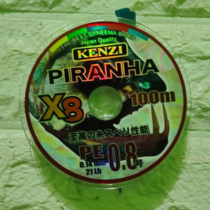 SENAR PE 0.8 KENZI PIRANHA X8 100M MULTICOLOR
