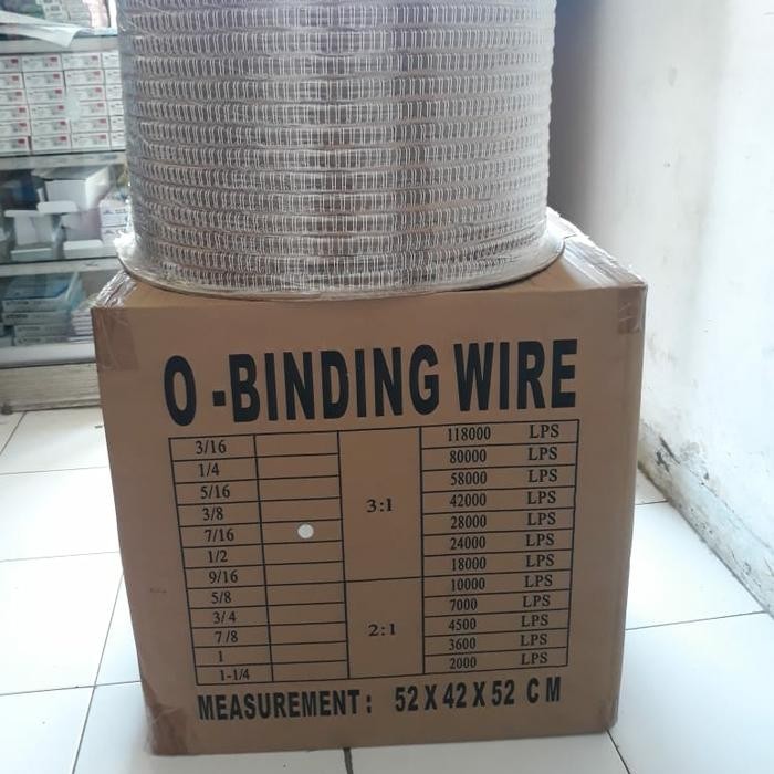 

RING JILID KAWAT 5/16 ROLL SPOOL PITCH 3:1 8MM TOPAS O BINDING WIRE