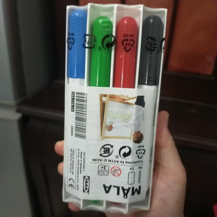 

Spidol Mala Warna Warni