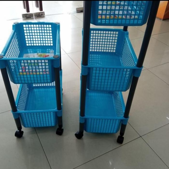 Rak Salon / Rak Buku / Rak Serbaguna Susun 3 Prantisa Lion Star