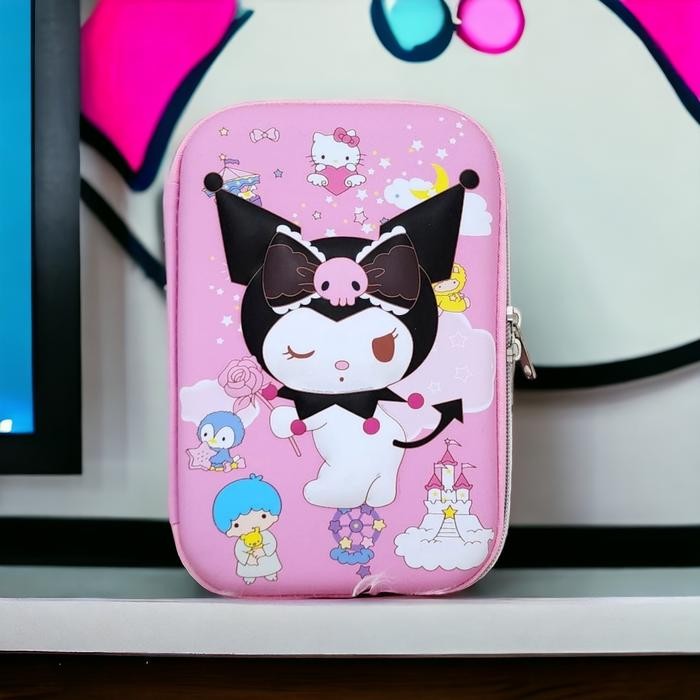 

TEMPAT PENSIL CINNAMOROLL HARDCASE KOTAK PENSIL KUROMI MELODY IMPORT