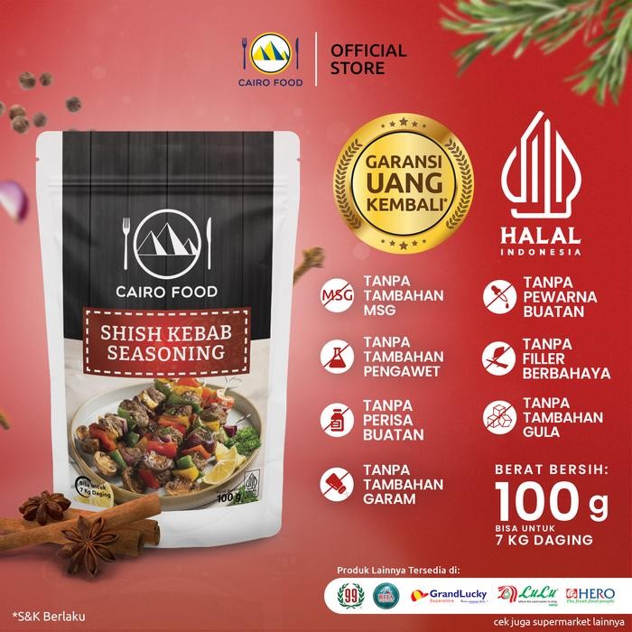 

ASLI Bumbu Moroccan Shish Kebab - Co Food 100 gr READY STOCK
