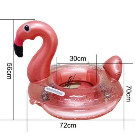 Pelampung Sequins Glitter Motif Merak Unicorn Flamingo Size 85