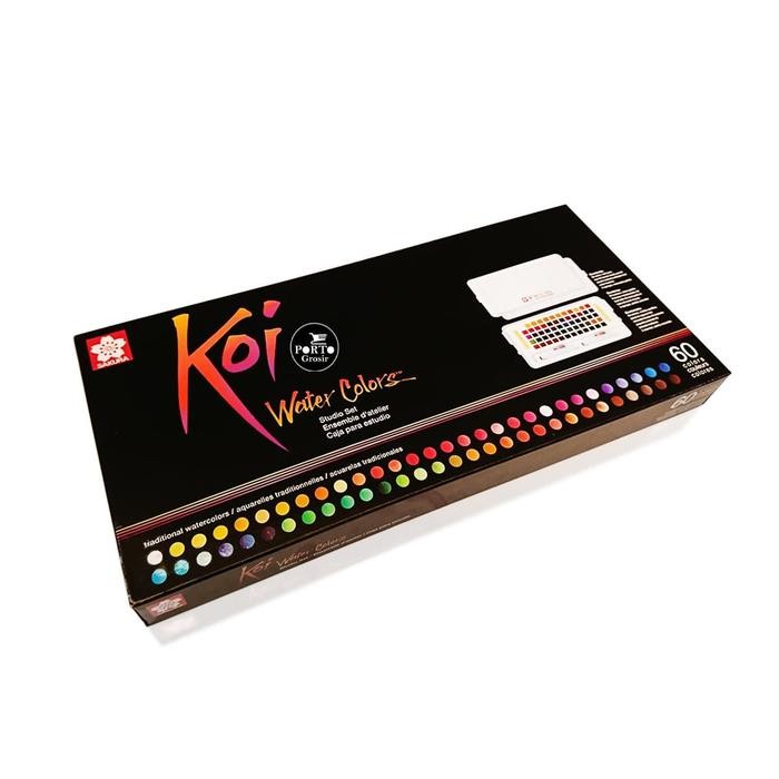 

NEW PRODUK SAKURA KOI WATERCOLORS 60 STUDIO SET BOX CAT AIR CAKE WATERCOLOR ORI MAWAR-89