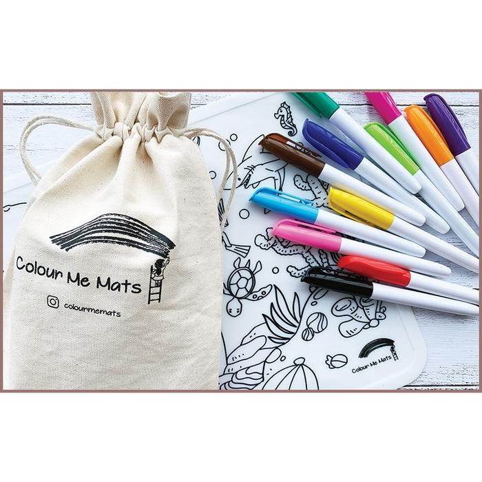 

NEW PRODUK COLOUR ME MATS - BUNDLE PACKAGE 12 DESIGNS REGULAR MATS MAWAR-89