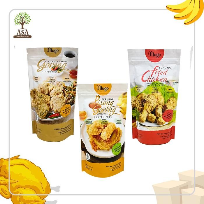

Pilihan- Mugo Tepung Goreng Gluten Free 150 Gram