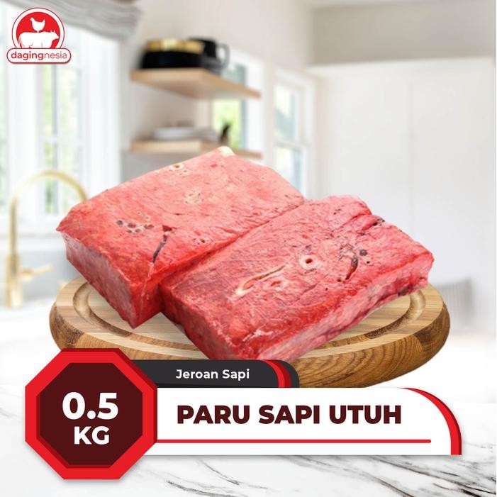 

Pilihan- Paru Sapi Mentah / Beef Lungs Raw Premium Quality - 500Gr