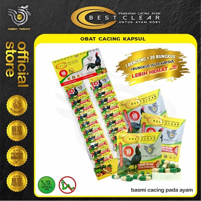 Pilihan- Best Clear Obat Cacing Ayam Paling Ampuh Mengeluarkan Cacing Bersama Kotoran (1