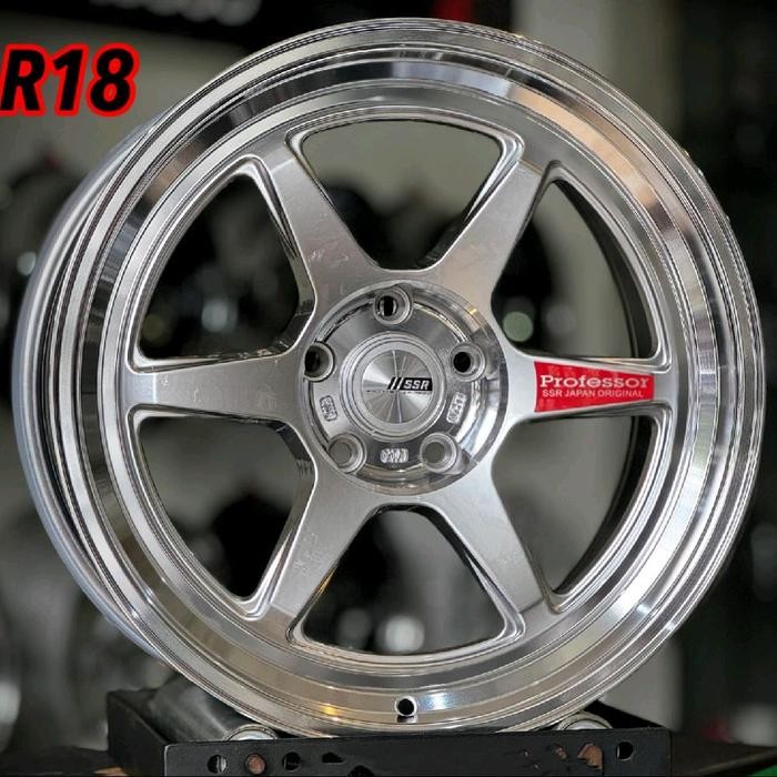 Terlaris Velg Racing Ssr Professor Ring 18 Lebar 9,5 Et 25 Velg Mobil R18 Velg Mobil Innova Reborn