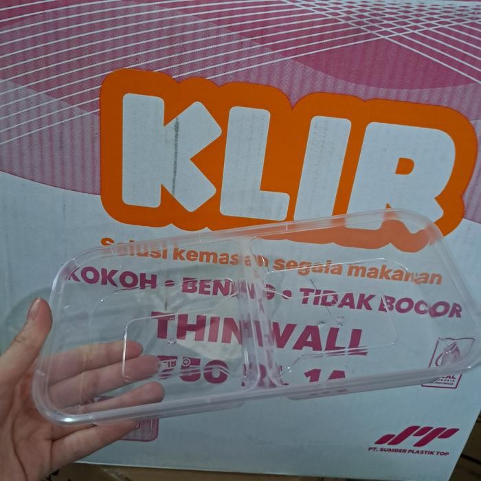 

Thinwall Klir RECTANGLE LONG - 750 RL 1A - KARDUS - 300 SET