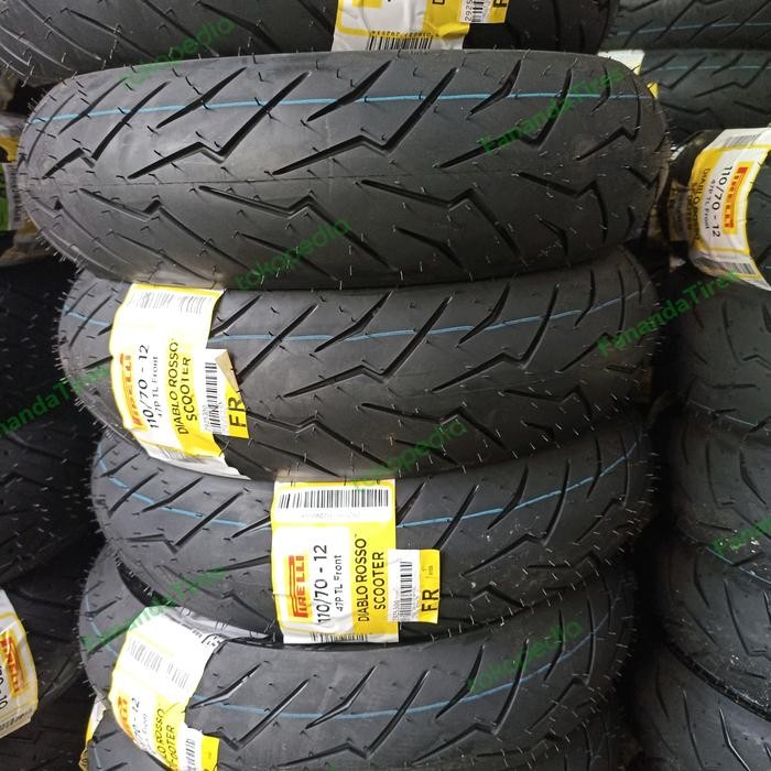 BAN PIRELLI DIABLO ROSSO SCOOTER 110/70-R12 VESPA SPRINT