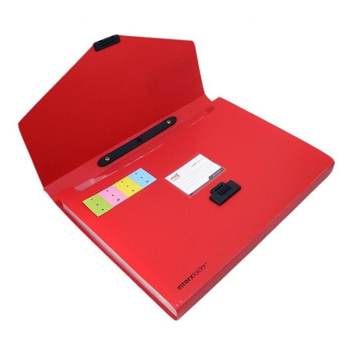 

Expanding File With Handle Folio Interx Tas Dokumen Map Sekat Plastik