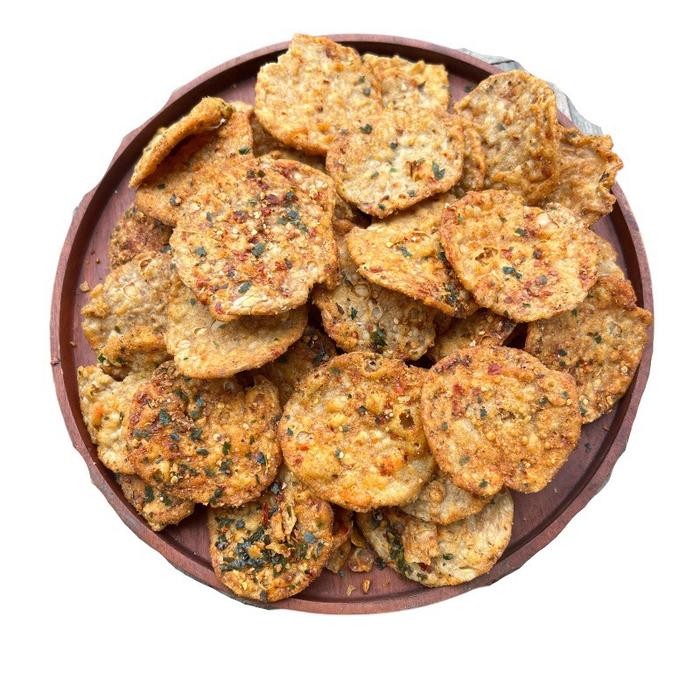 

New KERIPIK TEMPE PEDAS DAUN JERUK 250 gram