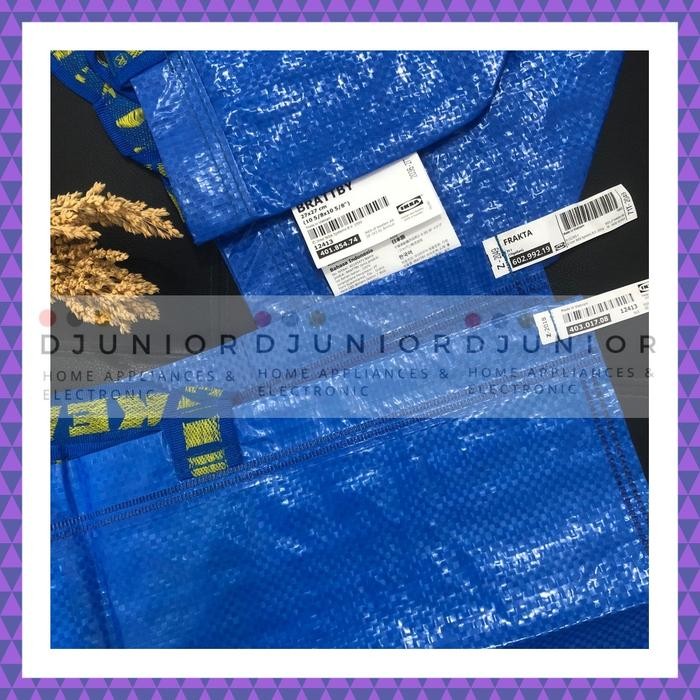 New FRAKTA BRATTBY KANTONG PLASTIK TAS BELANJA / LAUNDRY BAG - IKEA
