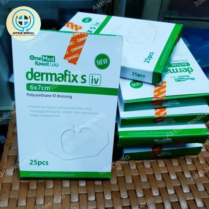 Ready dermafix s 6x7cm onemed / polyurethene iv dressing / plaster infuse