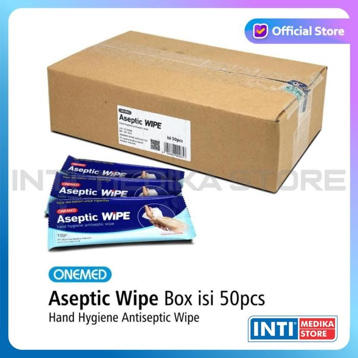 Pilihan- Onemed - Aseptic Wipe (Box) Tisu Antiseptik Tisu Basah Antiseptik