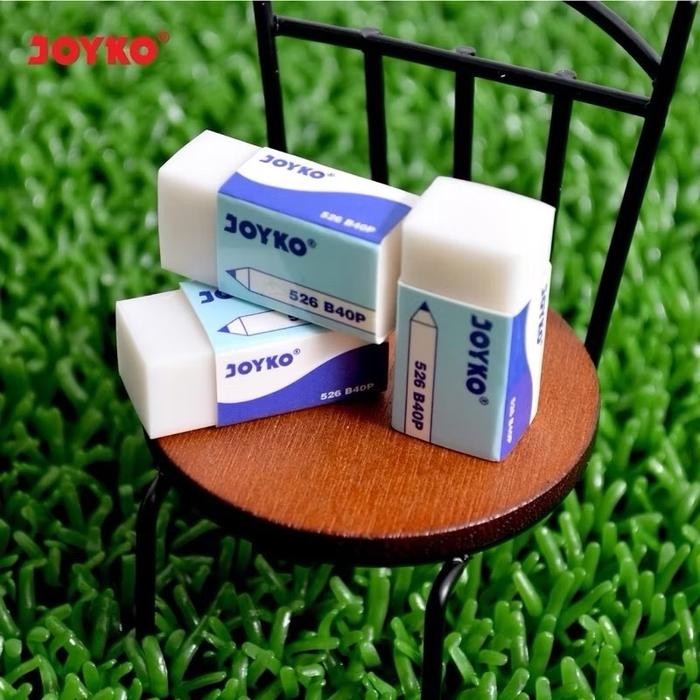 

New ( 1 PACK ) Eraser / Penghapus Joyko Putih 526-B40P 1 PACK ISI 40 BIJI