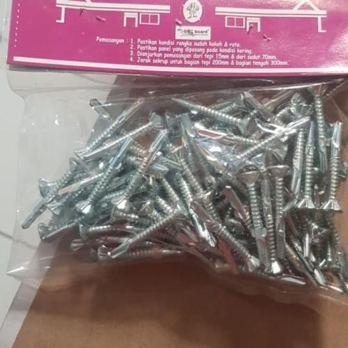 Skrup Superpanel U/ Grc Board Uk 9Mm - 15Mm Isi +/- 100Pcs