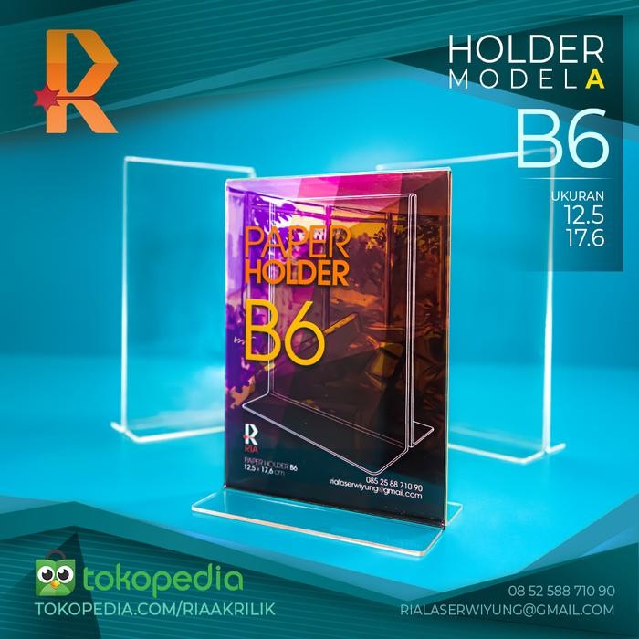 

OJ AKRILIK HOLDER B6