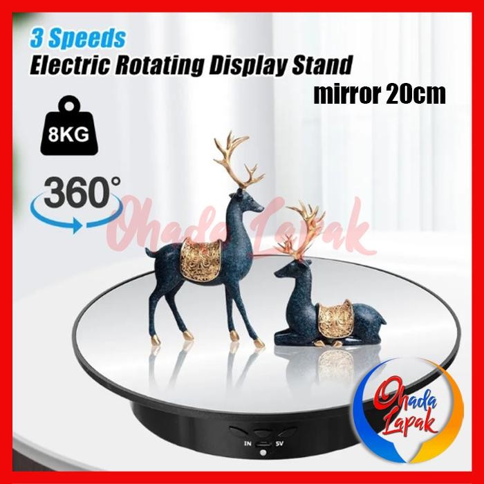 Pilihan- Stand Display Putar Meja Alas Putar Fotografi Rotating Display