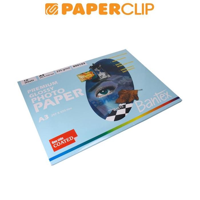

KERTAS FOTO / INKJET BANTEX 8001-03 225GR A3 ISI 10