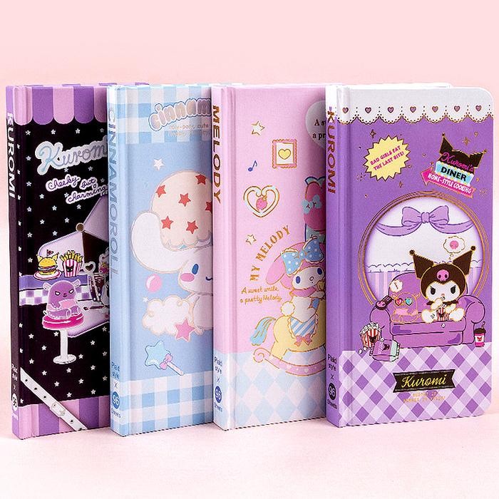 

Notebook Diary Handbook Kt Sanrio Weekly Planer Cinamorrol Melody Kuromi Square Grid Inner Page For