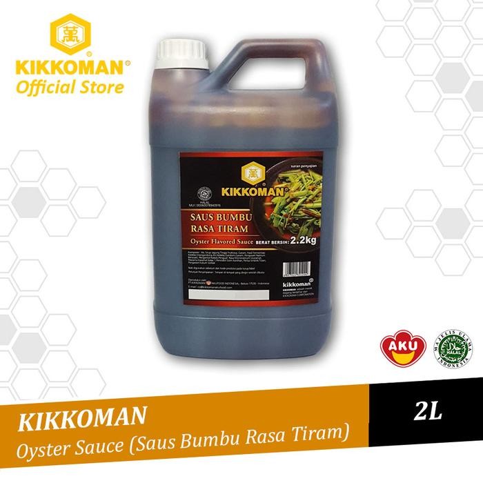 

SIAPKIRIM Kikkoman Oyster Sauce Saus Tiram Halal Jerigen 2L READY STOCK
