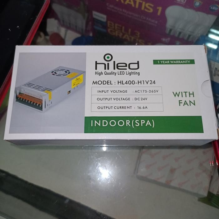 Termurah Adaptor Power Supply Hiled Spa Indoor Hl400-H1V24 Dc24V 16.6A Terlariss 