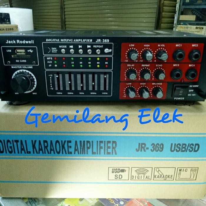Amplifier Karaoke JACK RODWELL FC-A369 USB, BLUETOOTH