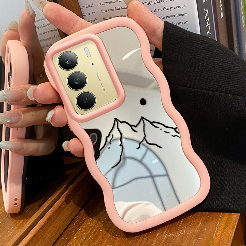 Casing Untuk Realme C75 C75X Case Casing melukis Tarzan Pola HP Cesing Macaron Kasing Mirror Silikon