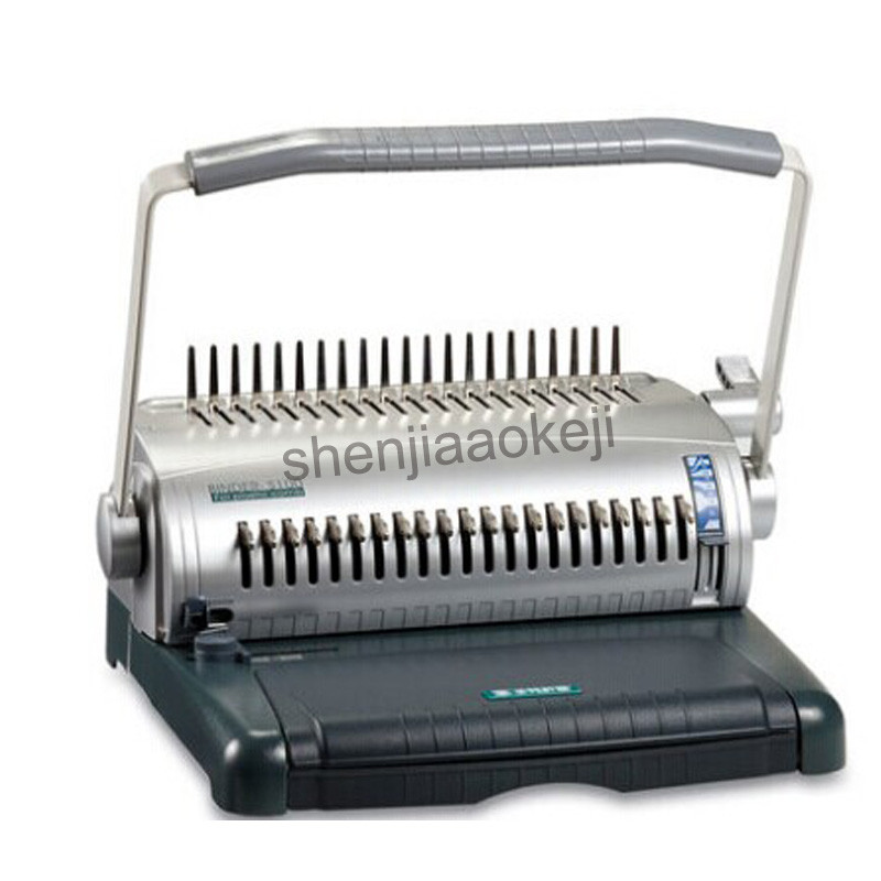Merkuriusss 21 holes A4 paper Manual Binding machine comb rubber ring Binding machine folder bar bin