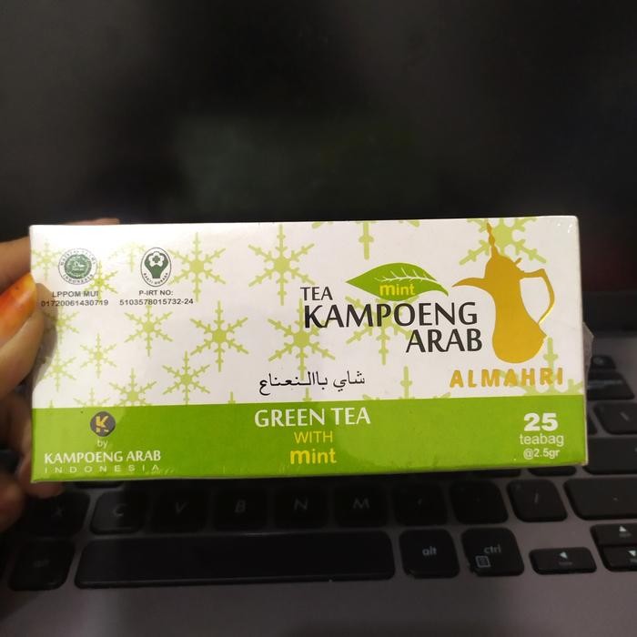 TEH KAMPOENG ARAB HIJAU GREEN TEA DENGAN MINT TEH ARAB AL MAHRI COD GRATIS ONGKIR