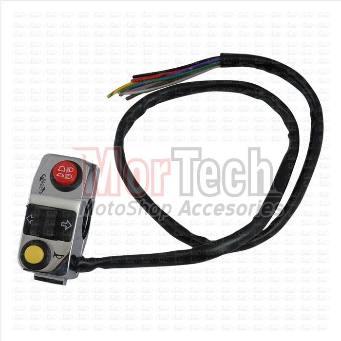 Saklar - Holder Kiri Kitaco / Ktc Ln77 Satria Fu Chrome