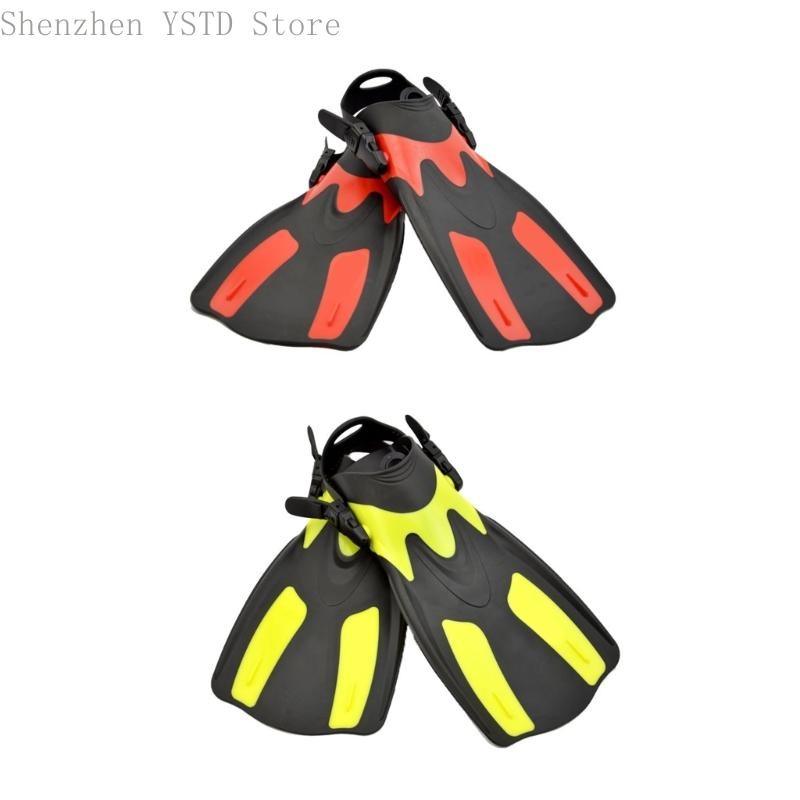 Adjustable Swim Fins Adult Snorkels Fins Travel Size Flippers Swim Training Fins