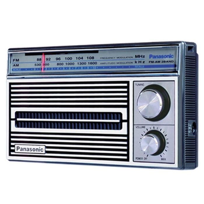 Radio Kecil Panasonic Original Portable Am Fm Portabel Baterai Asli