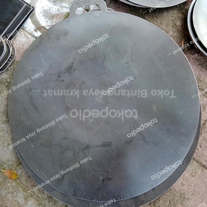 Terbaik Wajan Kuali Baja Bulat 65 Cm/Martabak Telor/Kebab/Burger/Roti/Sosis 100% Ori