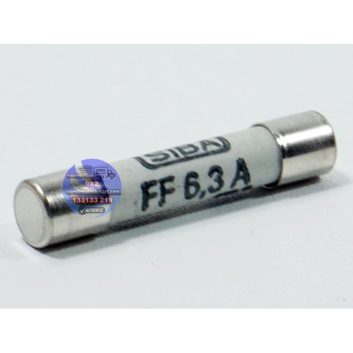 Fuse 6x32mm Keramik SIBA 6.3A 600V ( SIBA 7012540 ) SIBA FF6,3A 6,3x32