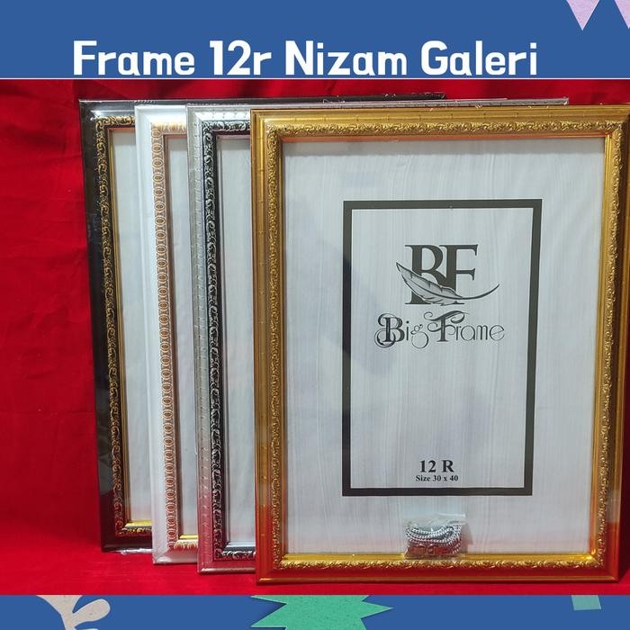 Bingkai frame figura foto 12r 17r 30x40 ukir