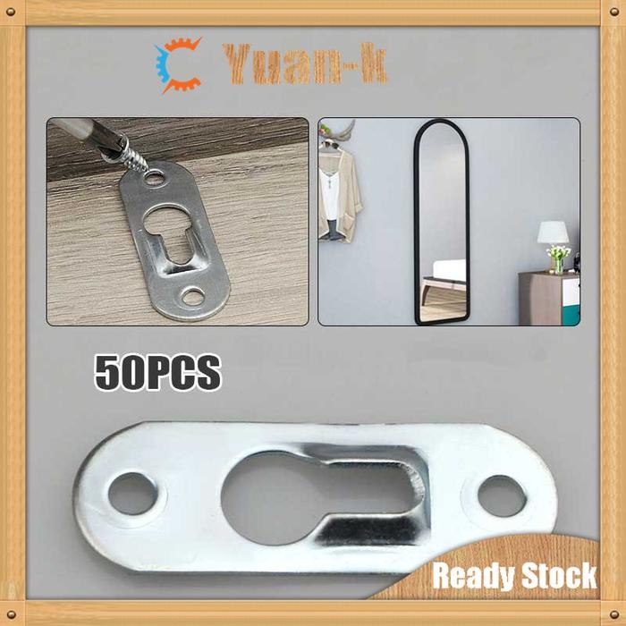 1mm Plat Gantungan Pigura / Plat Pigura Besar / Hook Pigura Oval