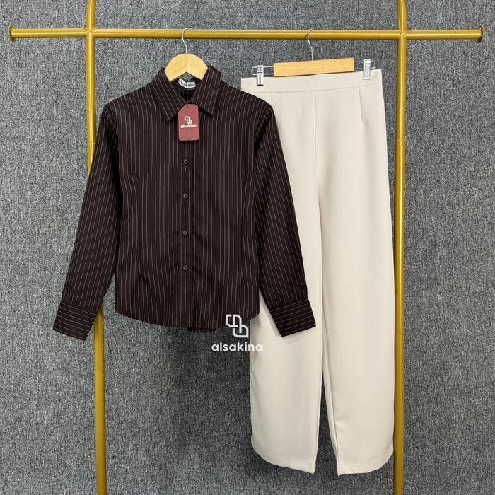 Naomi One Set Celana - Setelan Wanita - Setelan Kekinian - One Set Wanita Kekinian - Setelan Celana