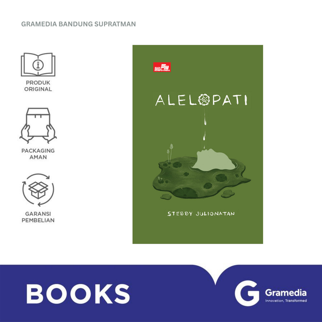 Gramedia Bandung Supratman | Buku Novel ALELOPATI (HC) | Buku Novel Best Seller | Buku Novel Origina