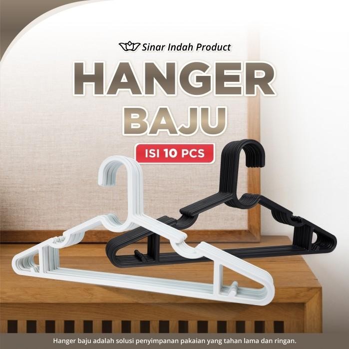 Hanger gantungan baju kastok plastik
