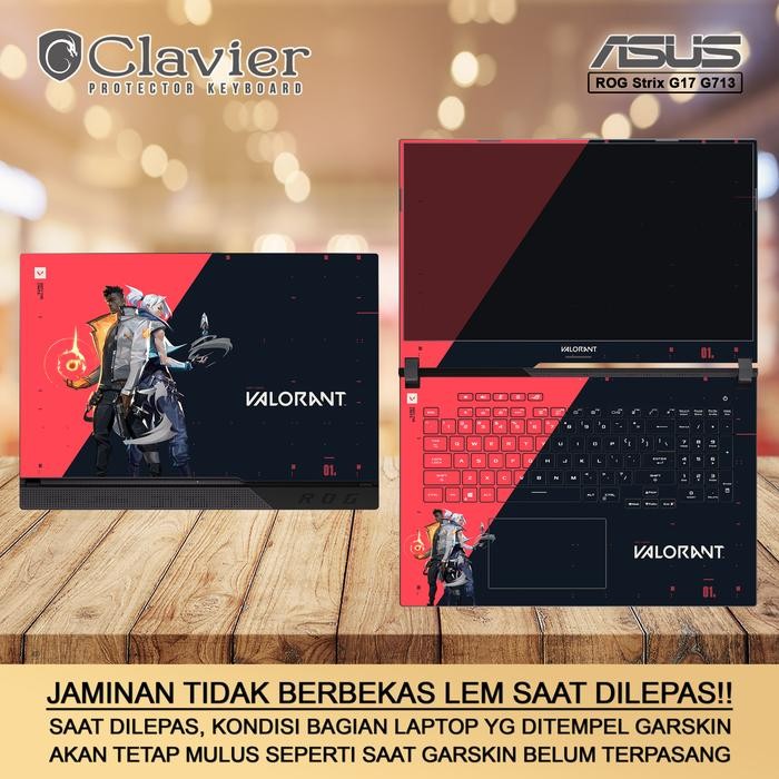 Cover Garskin Laptop Asus ROG G713 G713Q G713QC G713QM G713QR Bening