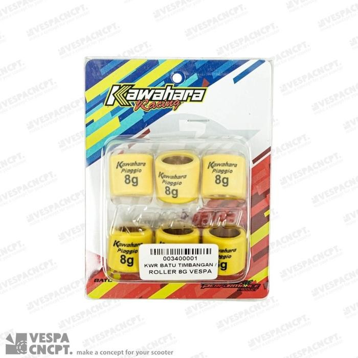 Paling Berkualitas Roller Teflon Kawahara 8 Gram Vespa Sprint Primavera Lx S Gts 150Cc Terlariss !!